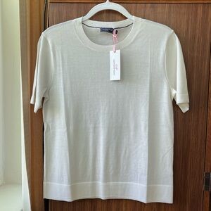 NWT Vineyard Vines Tissue Weight Cashmere Short Sleeve Tee Size M